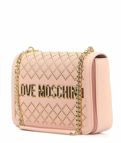 Shop Love Moschino Women's Pink Shoulder Bag