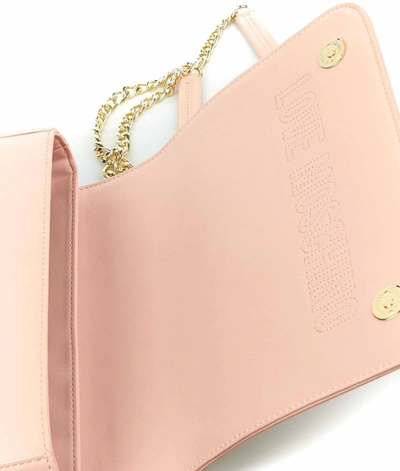 Shop Love Moschino Women's Pink Shoulder Bag