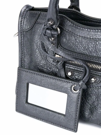Shop Balenciaga Women's Grey Leather Handbag