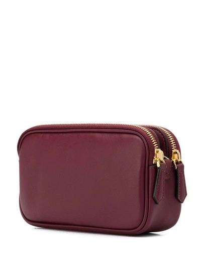 Shop Fendi Women's Burgundy Leather Shoulder Bag