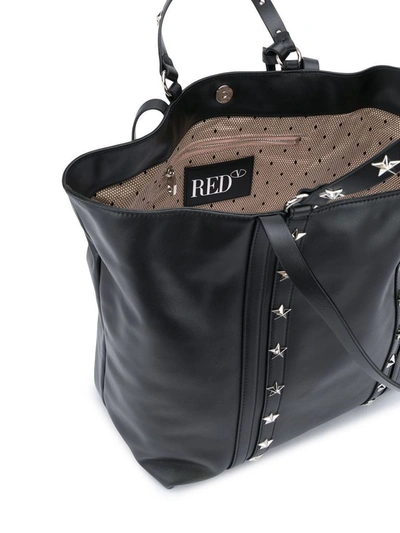 Shop Red Valentino Women's Black Leather Tote