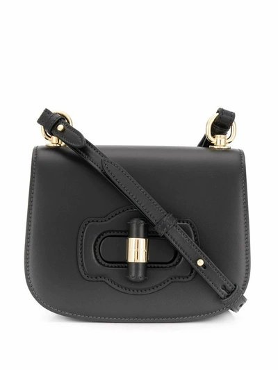 Shop Prada Women's Black Leather Shoulder Bag