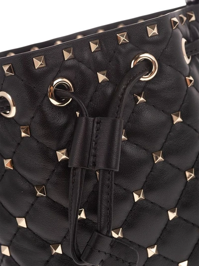 Shop Valentino Garavani Women's Black Leather Handbag