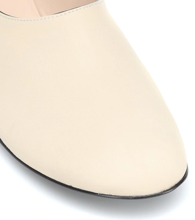 Shop The Row Boheme Leather Flats In White