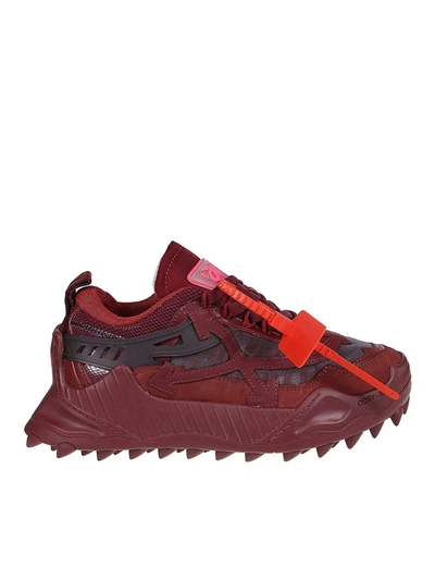 Shop Off-white Odsy-1000 Sneakers In Red