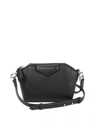 Shop Givenchy Antigona Nano Bag In Black