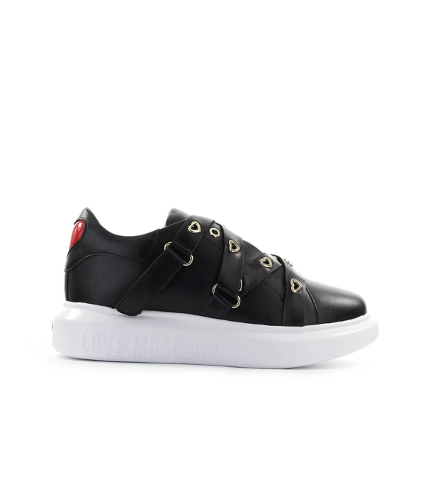 love moschino heart trainers