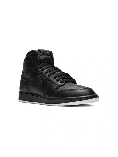 Shop Nike Air Jordan 1 Retro High Og Bg Sneakers In Black