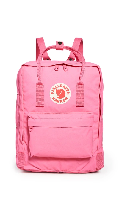 Shop Fjall Raven Kanken Backpack In Flamingo Pink