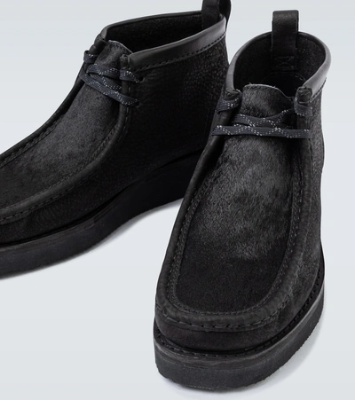 Shop Clarks Wallabee Hike Boots In Black