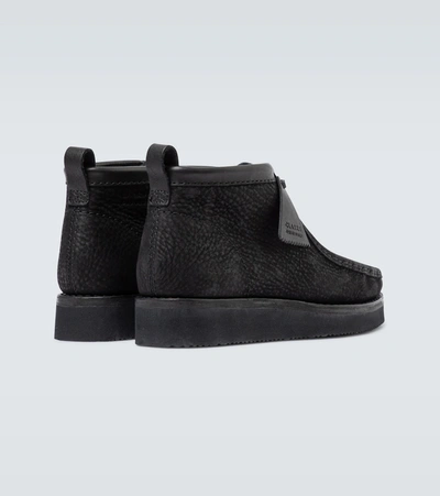 Shop Clarks Wallabee Hike Boots In Black