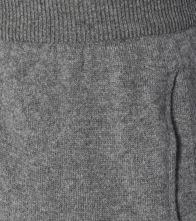 Shop The Row Ardo Cashmere Trackpants In Grey