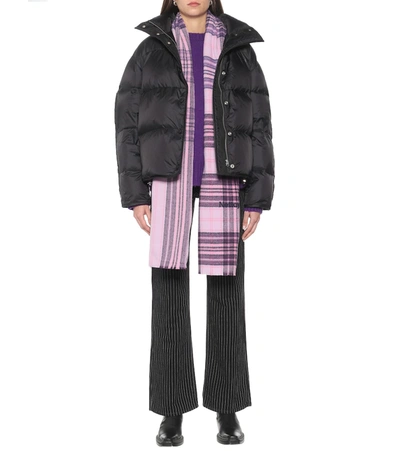 Shop Acne Studios Quilted Down Jacket In Black