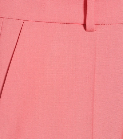 Shop Joseph Coleman Wool-gabardine Slim Pants In Pink