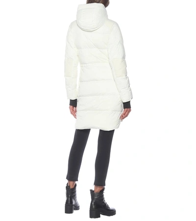 Shop Canada Goose Alliston Quilted Down Coat In White
