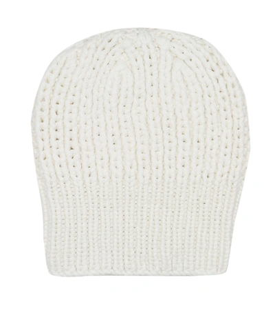 Shop The Row Ayfer Cashmere Beanie In White