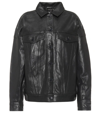 Shop J Brand Drew Leather Jacket In Black
