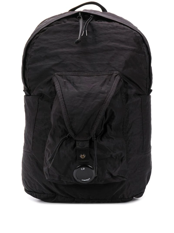 C.p. Company Cp Company Men's Black Polyamide Backpack In 999 Black
