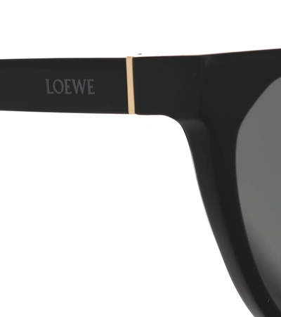 Shop Loewe D-frame Sunglasses In Black