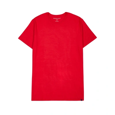 Shop Derek Rose Basel 9 Red Stretch-jersey T-shirt