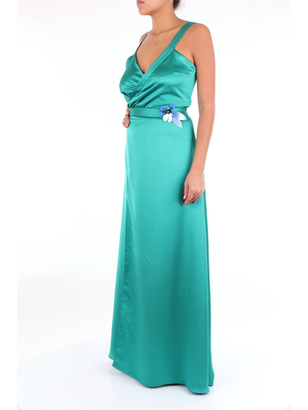 Alessandro Dell'acqua Women's Green Polyester Dress | ModeSens