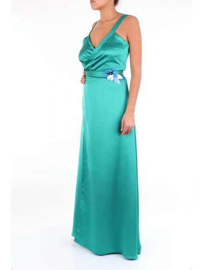 Shop Alessandro Dell'acqua Women's Green Polyester Dress