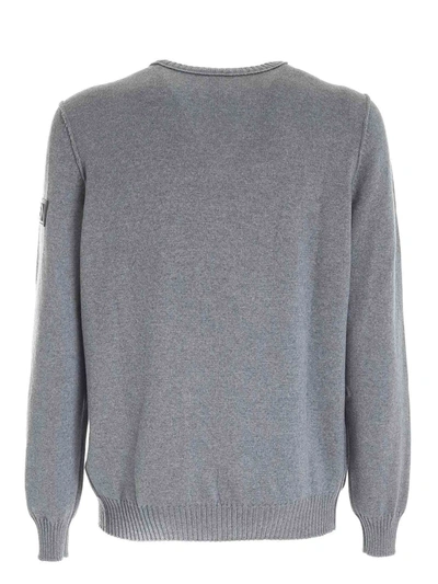 Shop Hogan Men's Grey Wool Sweater