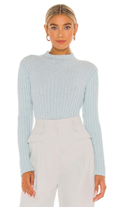 Shop Cupcakes And Cashmere Dinah Sweater In Sterling Blue