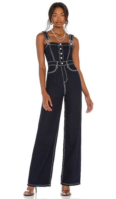 Shop Weworewhat Bustier Jumpsuit In Rinse