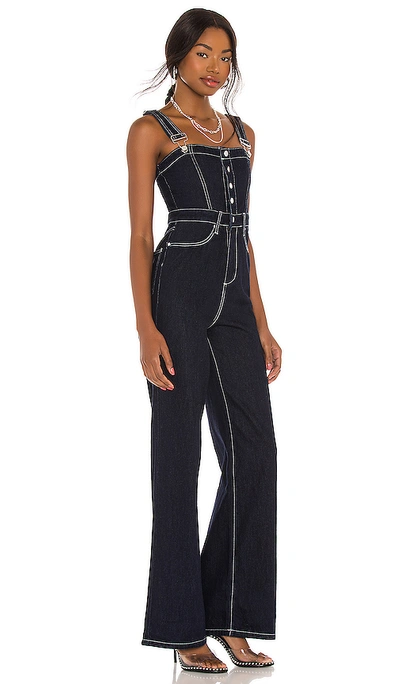 Shop Weworewhat Bustier Jumpsuit In Rinse
