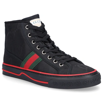 Shop Gucci High-top Sneakers Off The Grid In Black