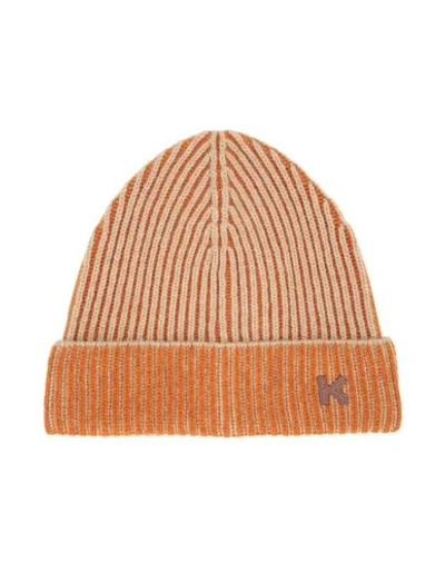 Shop Kenzo Hats In Orange