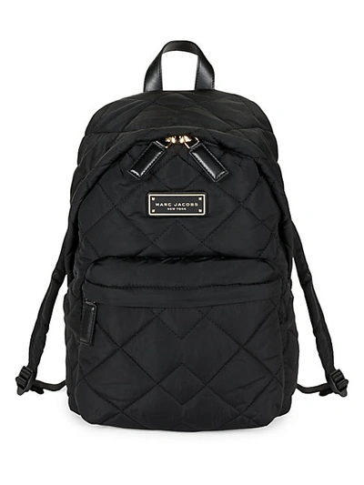 Shop Marc Jacobs Quilted Nylon Backpack In Ash
