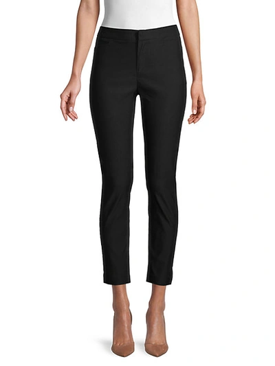 Shop Saks Fifth Avenue Slim-fit Ankle Pants In Black
