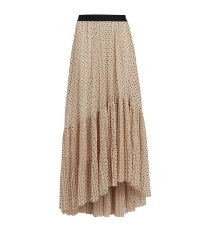 Shop Allsaints Aubrey High-low Midi Skirt