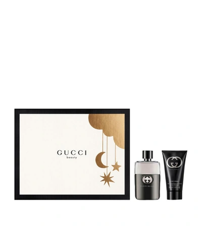 Shop Gucci Guilty Pour Homme Fragrance Gift Set (50ml) In White