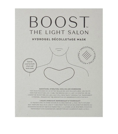 Shop The Light Salon Boost Hydrogel Décolletage Masks (set Of 3) In White