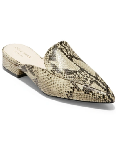 Shop Cole Haan Women's Piper Mules In Snake