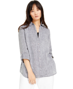 macys charter club linen tops