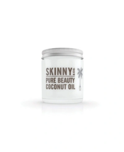 Shop Skinny & Co. Pure Beauty Coconut Oil, 4oz In White