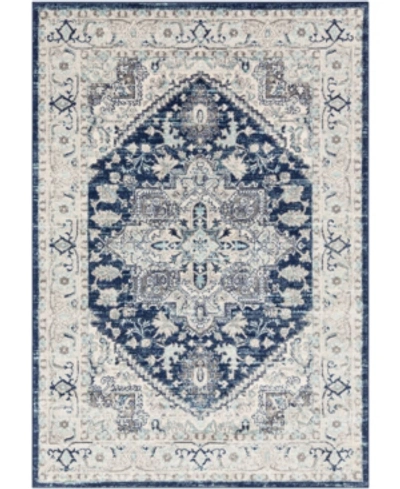 Shop Abbie & Allie Rugs Tiva Tiv-2318 Navy 2'7" X 7'3" Runner Area Rug