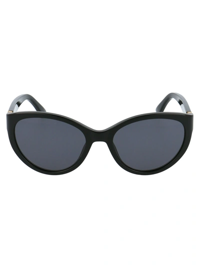 Shop Moschino Mos065/s Sunglasses In 807ir Black