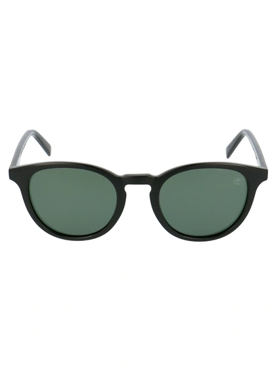 Shop Timberland Tb9197 Sunglasses In 01r Black
