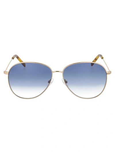 Shop Replay R7617s01 Sunglasses In Gold