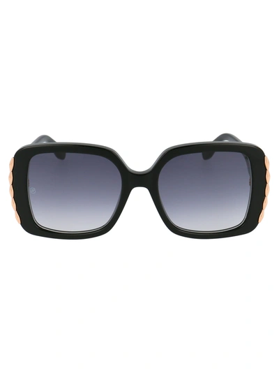 Shop Elie Saab Es 015/s Sunglasses In 80790 Black