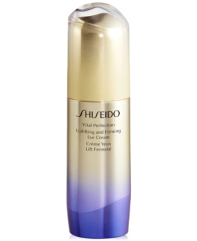 Shop Shiseido Vital Perfection Uplifting & Firming Eye Cream, 0.52-oz.
