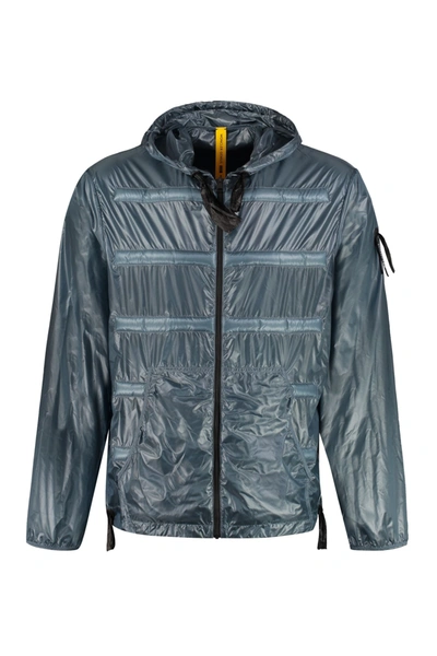 Shop Moncler Genius 5  Craig Green - Peeve Technical Fabric Hooded Jacket In Blue