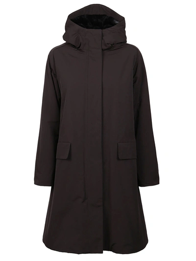 Shop Aspesi Cappuccino Coat In Black