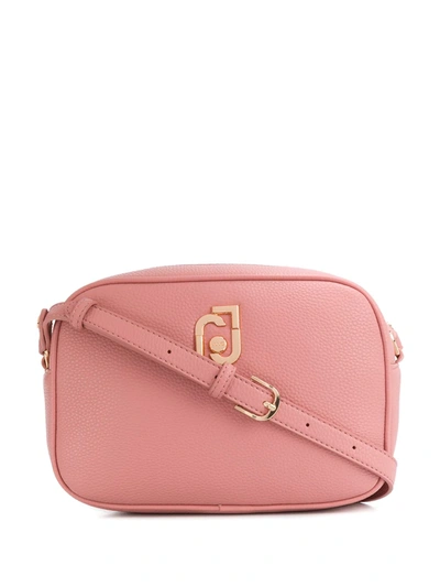Shop Liu •jo Faux Leather Camera Shoulder Bag In Pink