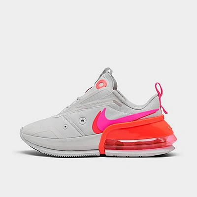 Shop Nike Women's Air Max Up Casual Shoes In Vast Grey/flash Crimson/platinum Tint/pink Blast